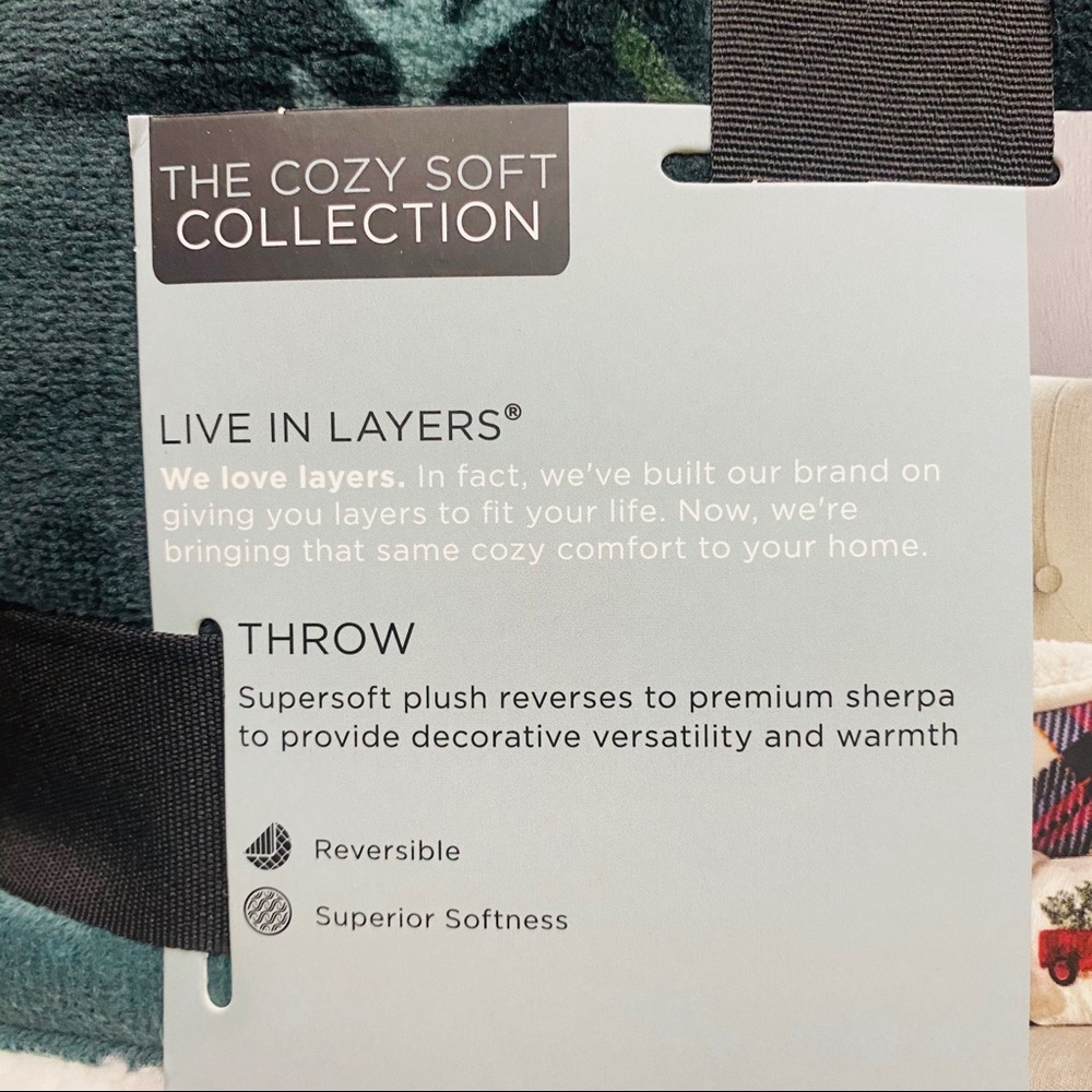 NWT CUDDL DUDS Sherpa Plush Throw - Picture 6 of 7